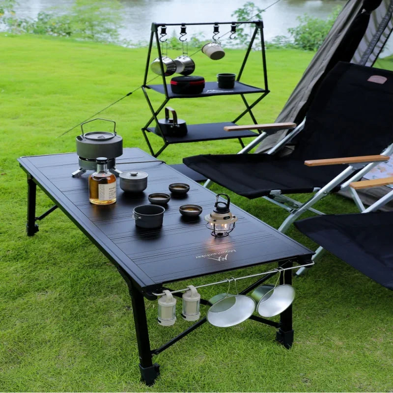 Mountainhiker Camping Tisch mit Gasherd – Klappbar & Tragbar – clever-campen Ansicht 6