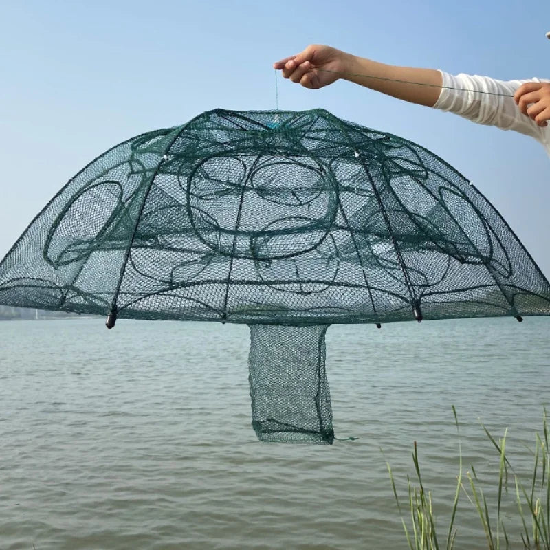 Portables Fischnetz mit 8 Lochern aus Nylon – clever-campen Ansicht 6