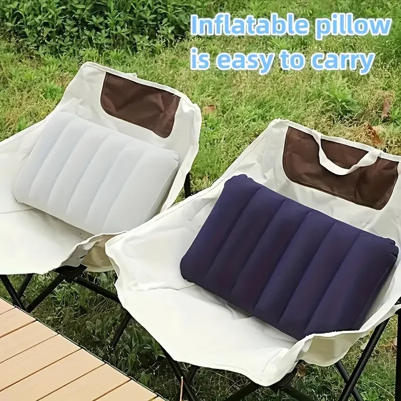 Aufblasbares Nackenkissen für Camping und Reisen – faltbar – clever-campen Ansicht 3