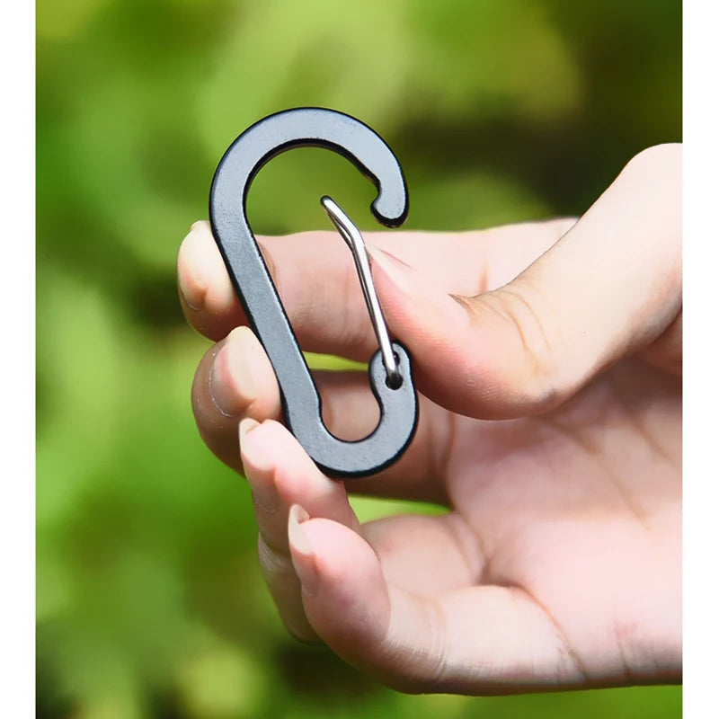 Aluminium Karabinerhaken für Angeln und Outdoor – clever-campen Ansicht 3