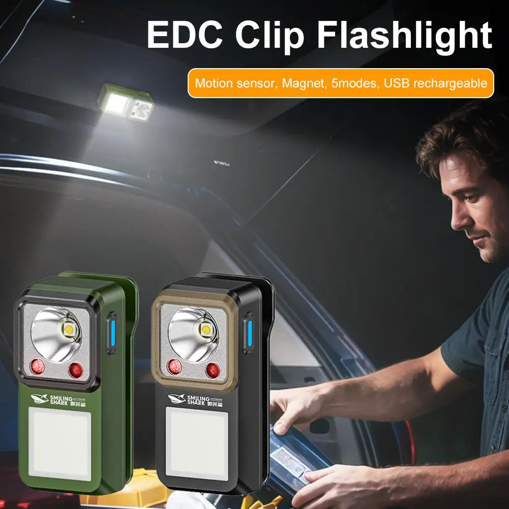 Starke Magnetische EDC Clip Taschenlampe mit LED – clever-campen Ansicht 2