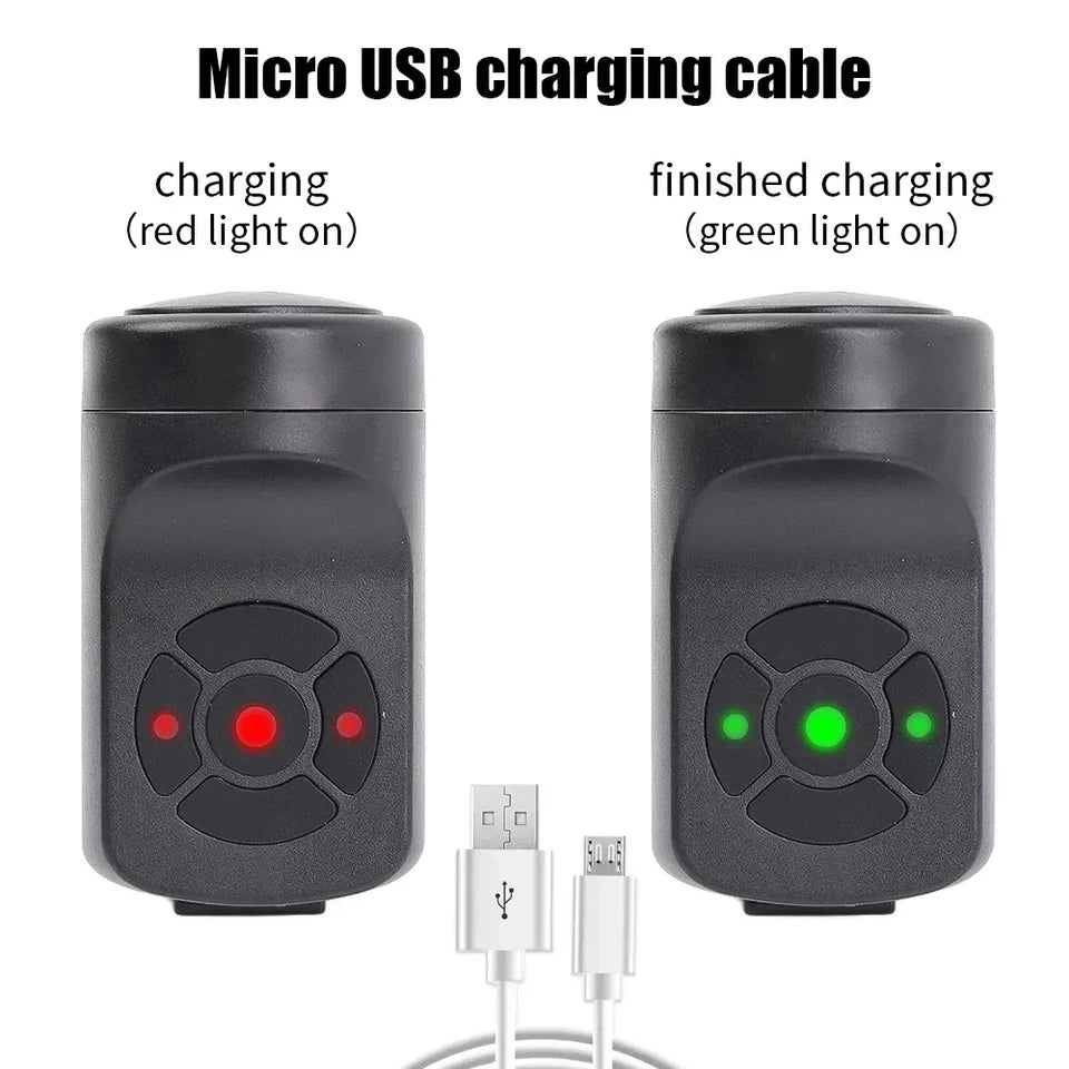 USB Aufladbare Fahrradklingel mit 4 Tönen – clever-campen Ansicht 4