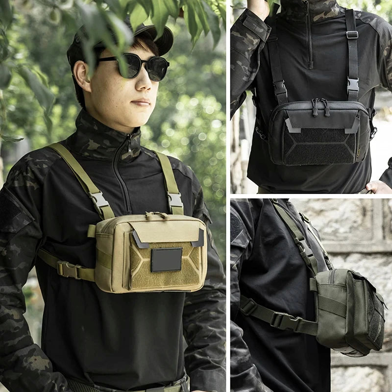 Wasserdichte Angler Brusttasche für Outdoor-Aktivitäten – clever-campen Ansicht 6