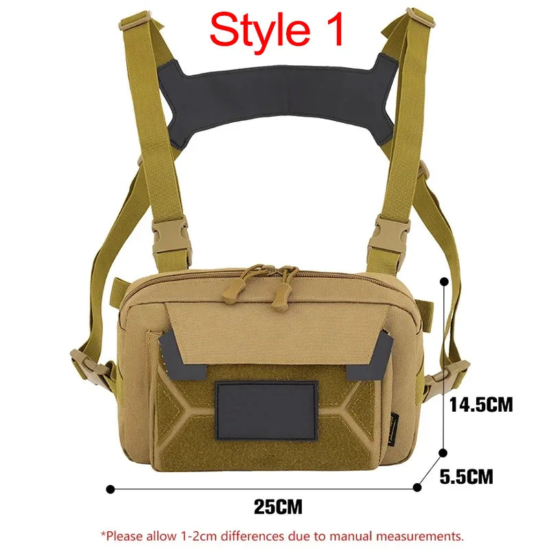 Wasserdichte Angler Brusttasche für Outdoor-Aktivitäten – clever-campen Ansicht 5