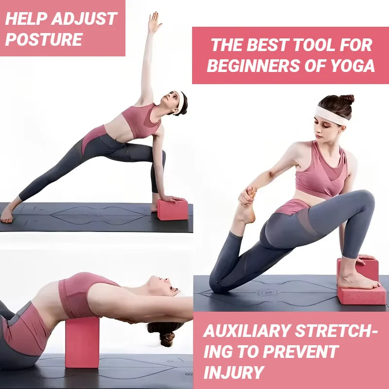 Yoga Blöcke aus Schaumstoff für Fitness & Pilates – clever-campen Ansicht 4
