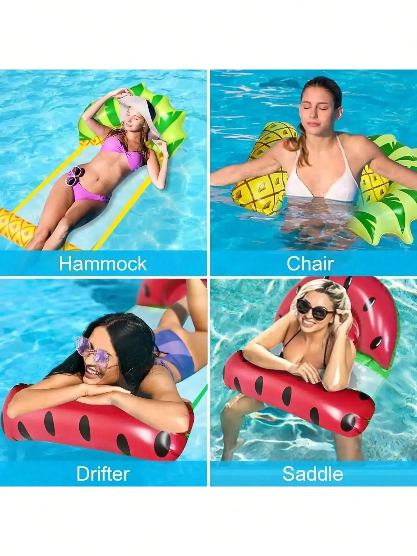 Aufblasbare Wasser Hängematte für Pool & Strand – clever-campen Ansicht 5