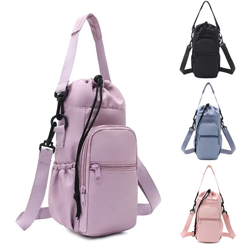 Trinkflaschen Tasche mit verstellbarem Tragegurt – clever-campen Ansicht 4