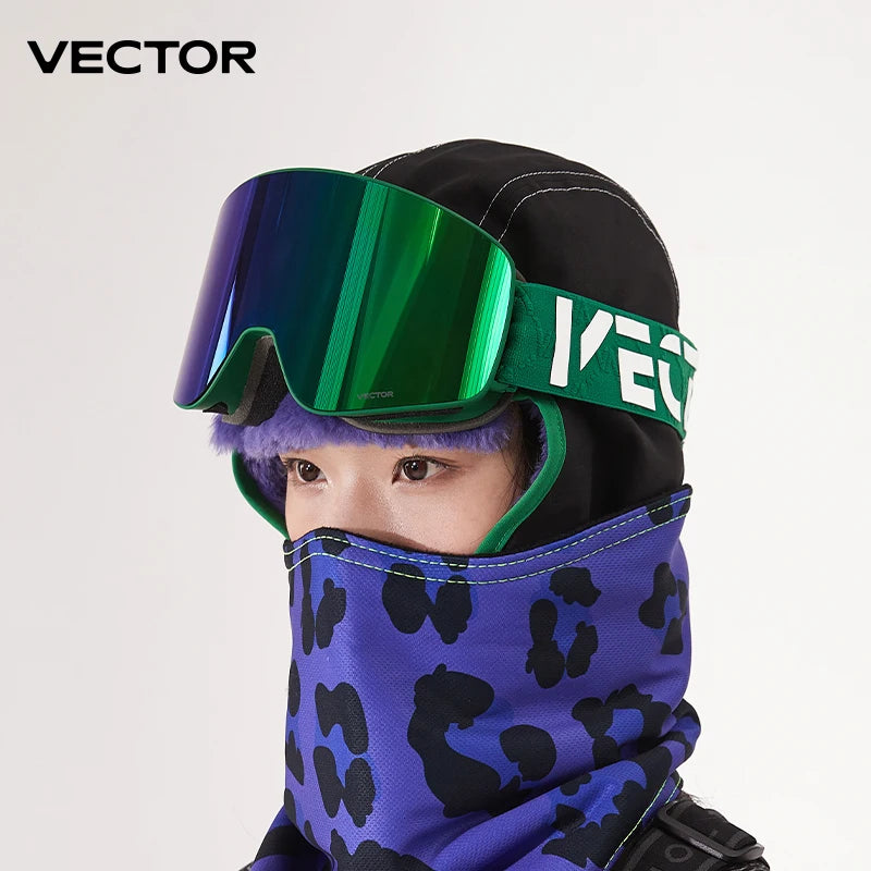 VECTOR Doppel-Lagen Anti-Beschlag Ski-Goggles UV400 – clever-campen Ansicht 4