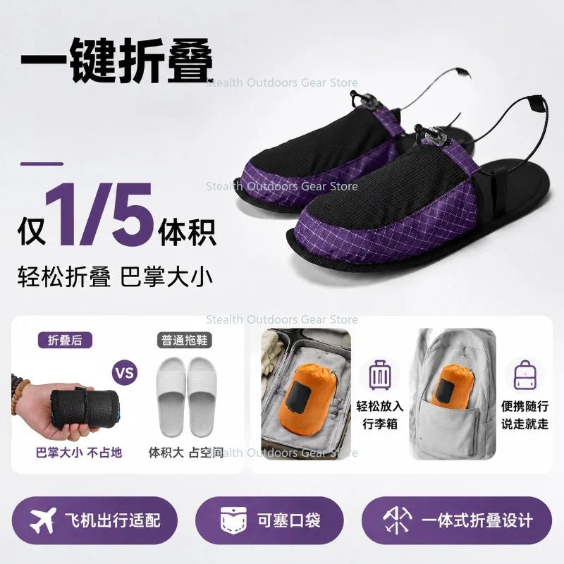 Ultraleichte faltbare Anti-Rutsch Strand-Sandalen – clever-campen Ansicht 6