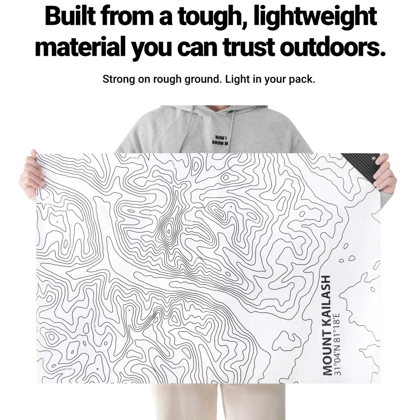 Ultraleichte Campingmatte 90x60 cm für Zelte – clever-campen Ansicht 4