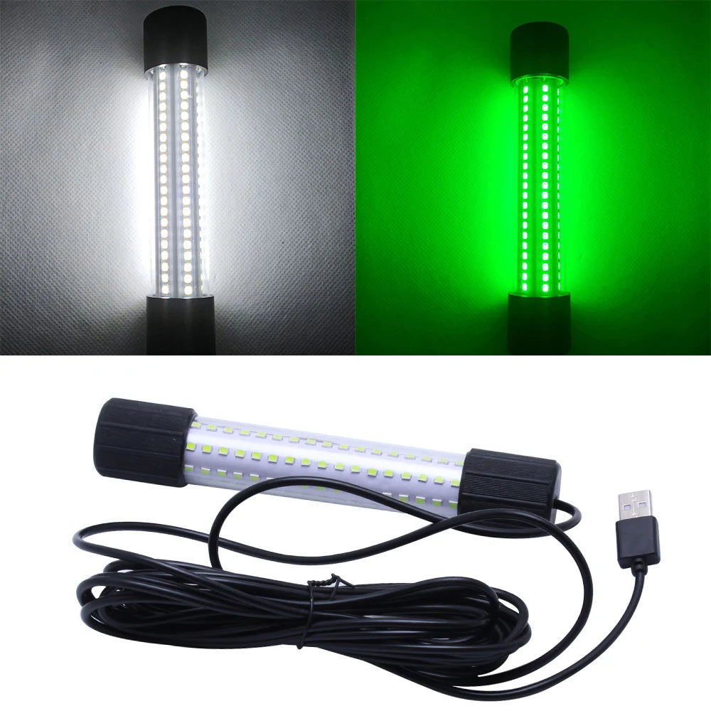 Unterwasser-LED-Angellampe, Mehrfarbig, tragbar, hohe – clever-campen Ansicht 5