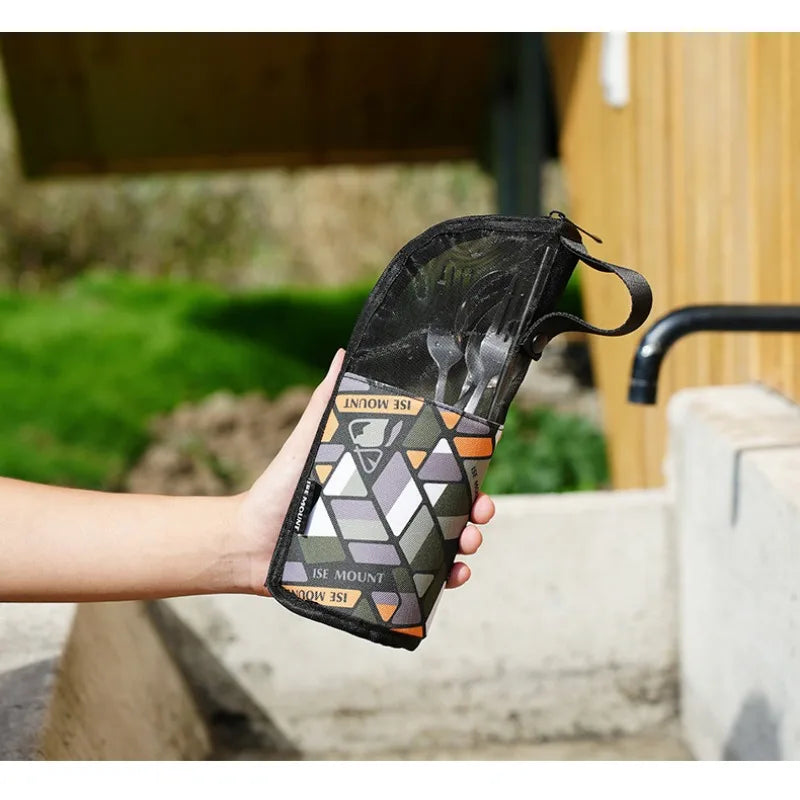 Wasserdichte Besteck-Organizer-Tasche für Camping – clever-campen Ansicht 2