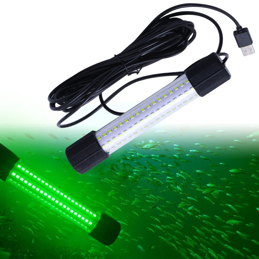 Unterwasser-LED-Angellampe, Mehrfarbig, tragbar, hohe – clever-campen Ansicht 6