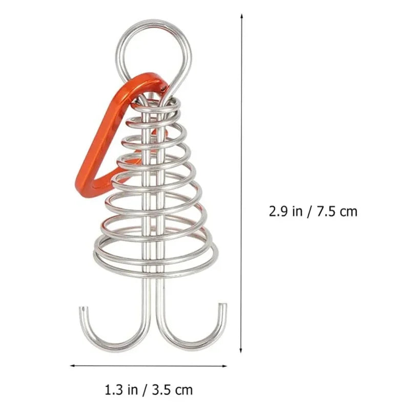 Zeltzubehör: Octopus Seilverschluss aus Edelstahl – clever-campen Ansicht 2