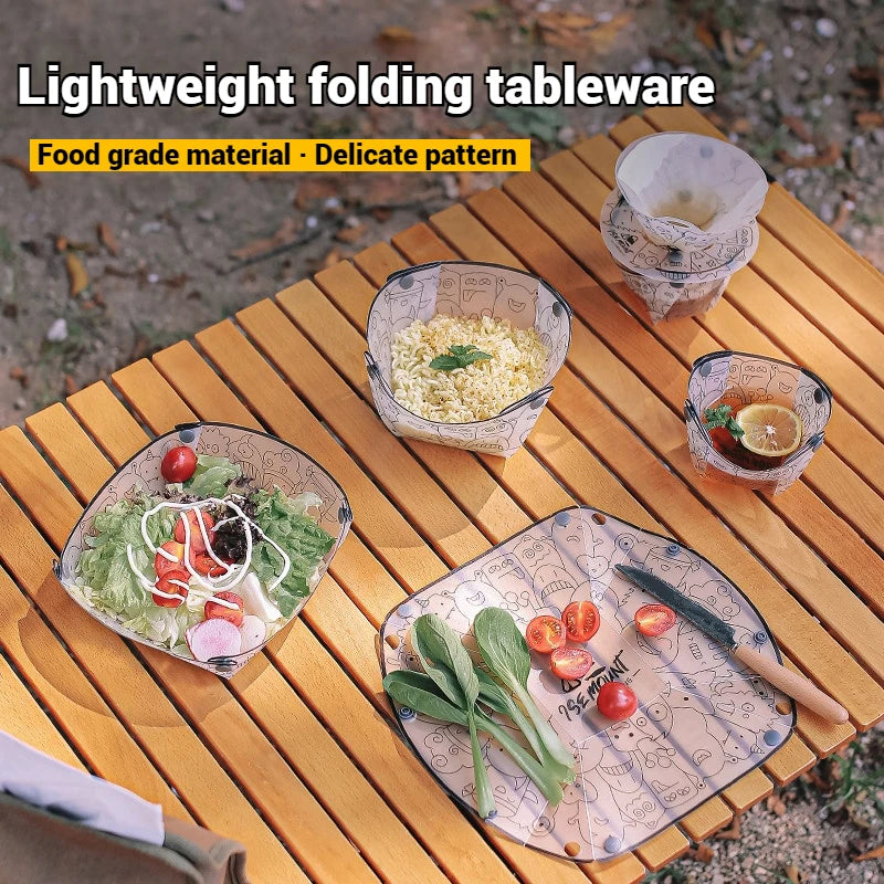 Faltbare Camping Schüssel / Schale, leicht & tragbar – clever-campen Ansicht 2