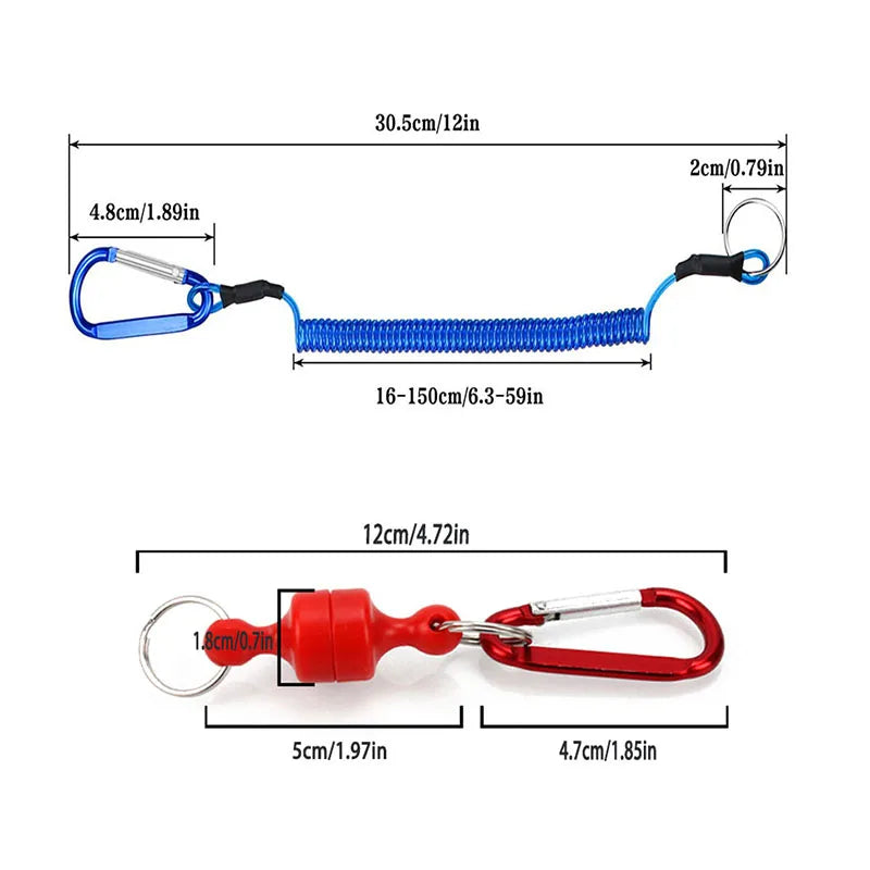 Magnetisches Angelschnur Anti-Verlust Seil für Angler – clever-campen Ansicht 5
