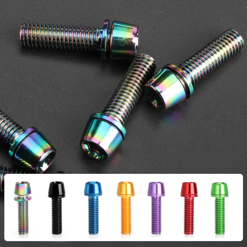 Bunte Titanbeschichtete M5*18MM Fahrradlenker Schrauben Set – clever-campen Ansicht 4