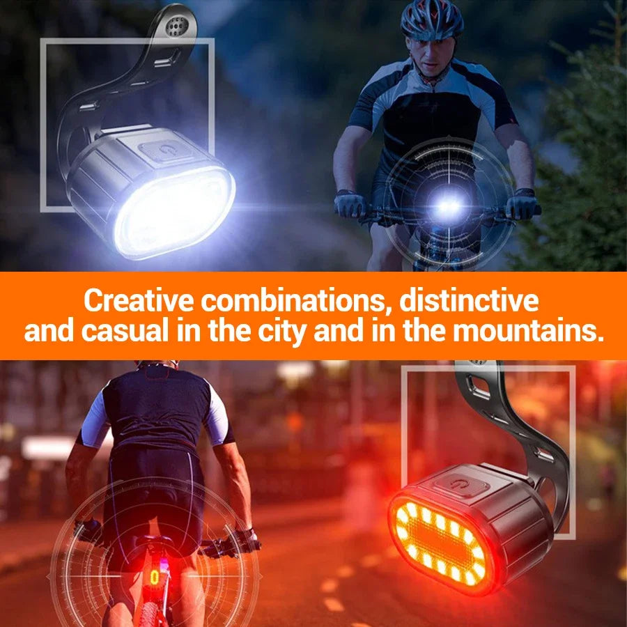 Heinast Fahrradlichter Set - Front- und Rücklicht LED – clever-campen Ansicht 5
