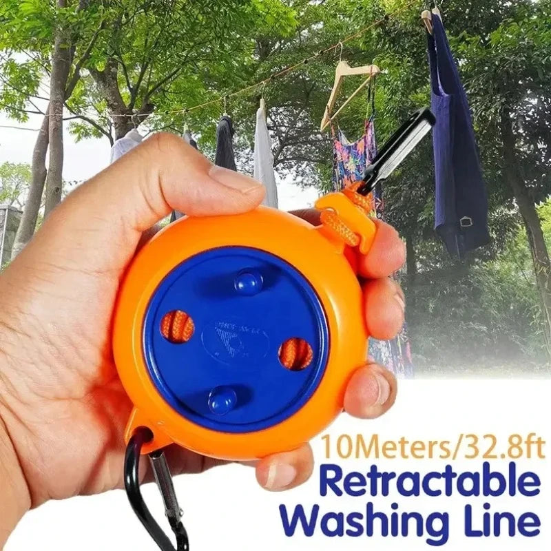 Camping Wäscheleine 10m mit Windschutz – clever-campen Ansicht 5