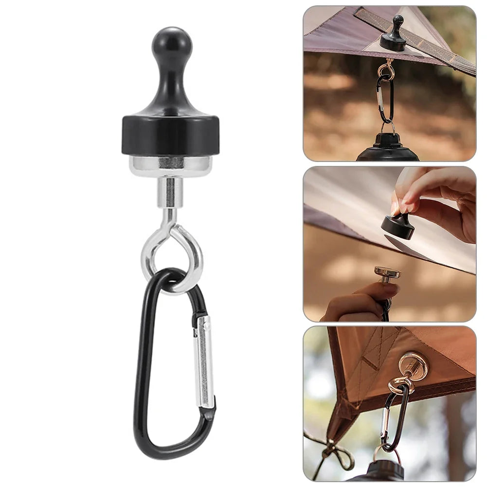 Zelt-Spannfedern mit Karabinerhaken für Windseile 4 Stk. – – clever-campen Ansicht 6