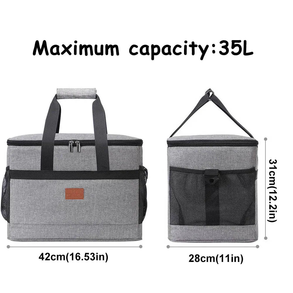 35L Faltbare Kühltasche für Picknick und Reisen – clever-campen Ansicht 2