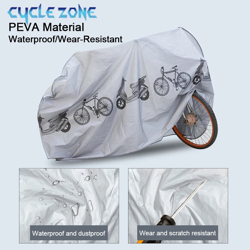 Wasserdichte Fahrradabdeckung für alle Jahreszeiten – clever-campen Ansicht 2