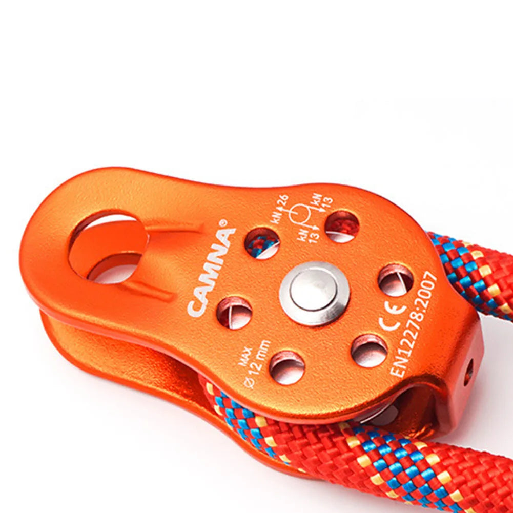 26KN Aluminium Seilrolle für 12mm Seil – clever-campen Ansicht 3