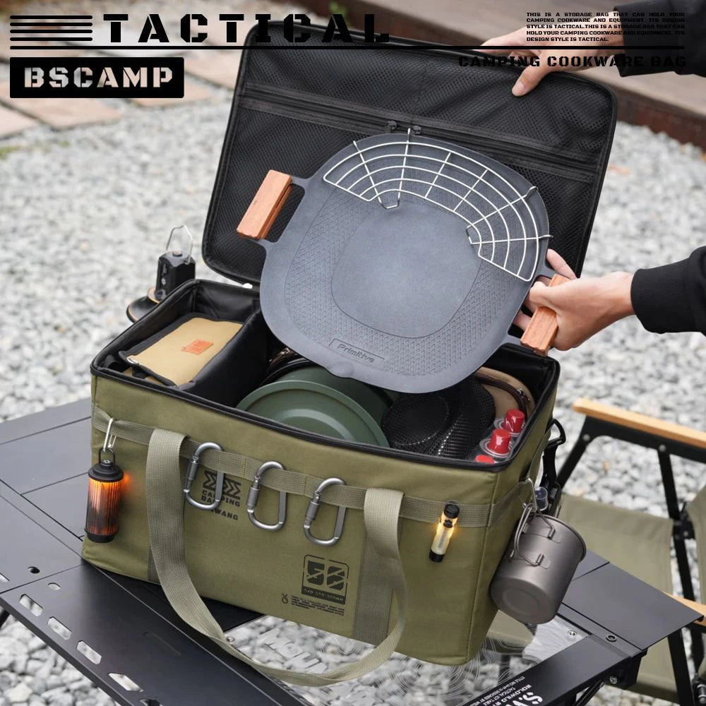 Taktische Camping Kochgeschirr Tasche 56L wasserdicht – clever-campen Ansicht 6