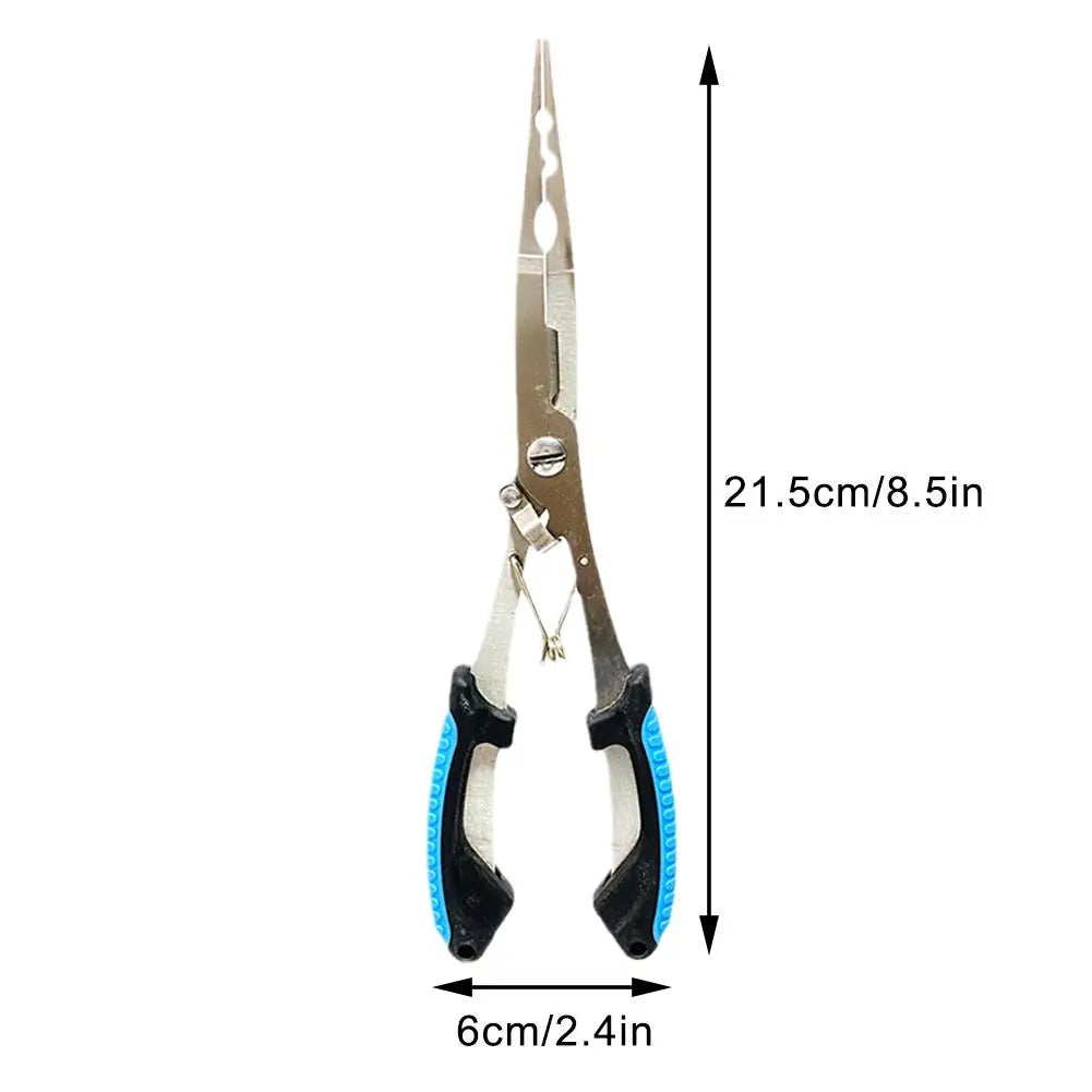 Edelstahl Angelzange mit langem Hals – clever-campen Ansicht 6