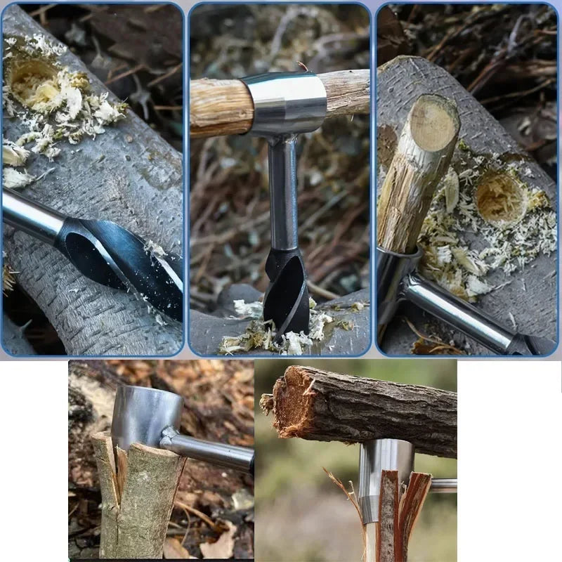 Outdoor Handbohrer für Survival & Camping – clever-campen Ansicht 6