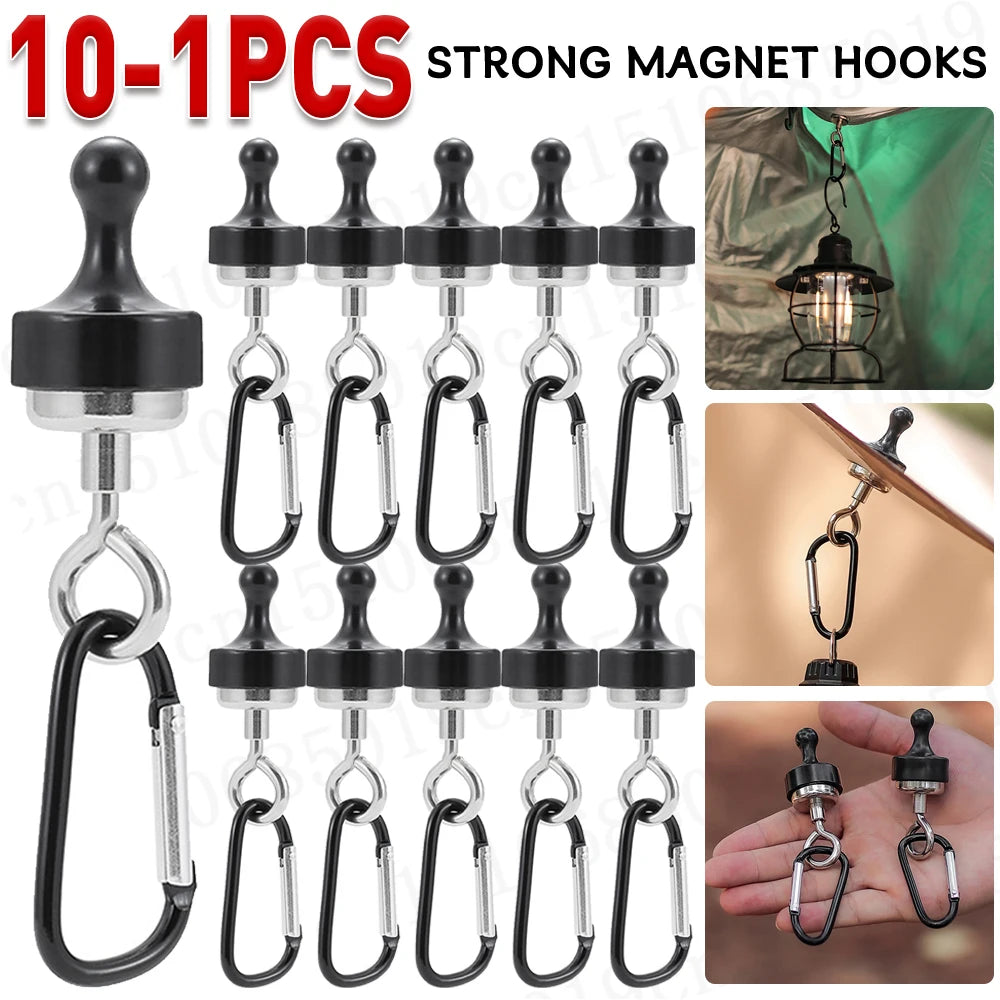 Starke Magnet-Haken für Zelte – 10 Stück – clever-campen Ansicht 2