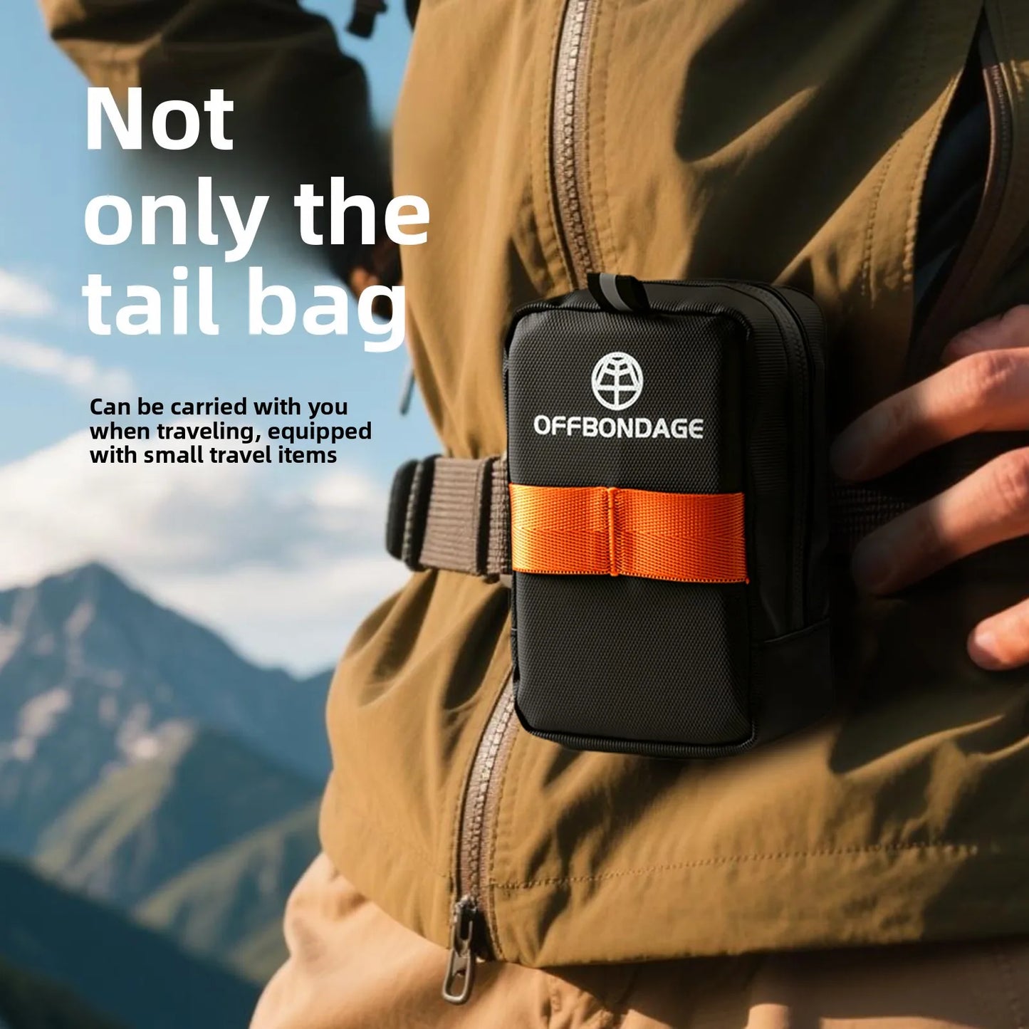 Mini Fahrradsattel Tasche – Leicht und kompakt – clever-campen Ansicht 3