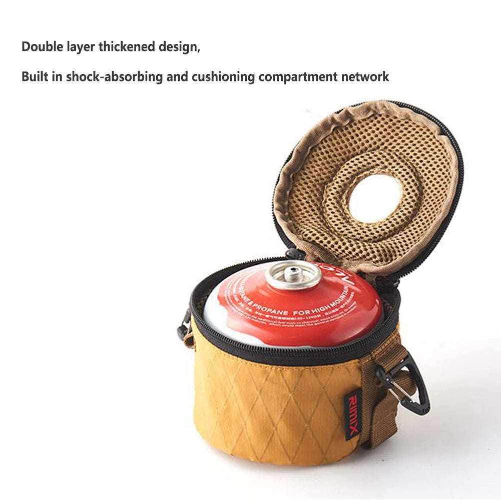 Gaskartuschen-Schutzhülle Baumwolle Leinen Outdoor – clever-campen Ansicht 5