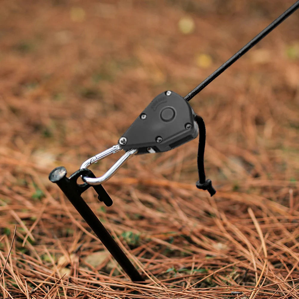 Camping Zelt Zubehör: 1-16 Stück Pulley Seil mit Karabiner – clever-campen Ansicht 5