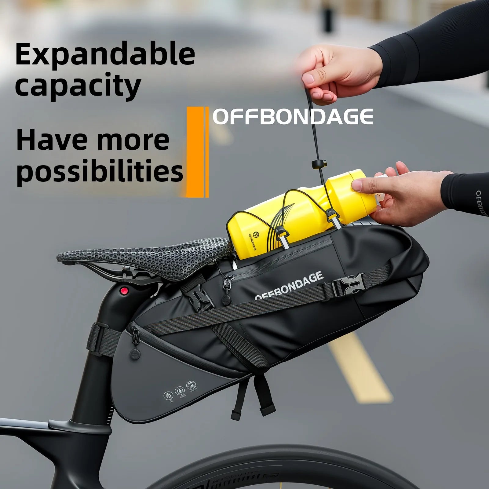 Wasserdichte Fahrradtasche 15L - Grosse Kapazität – clever-campen Ansicht 2