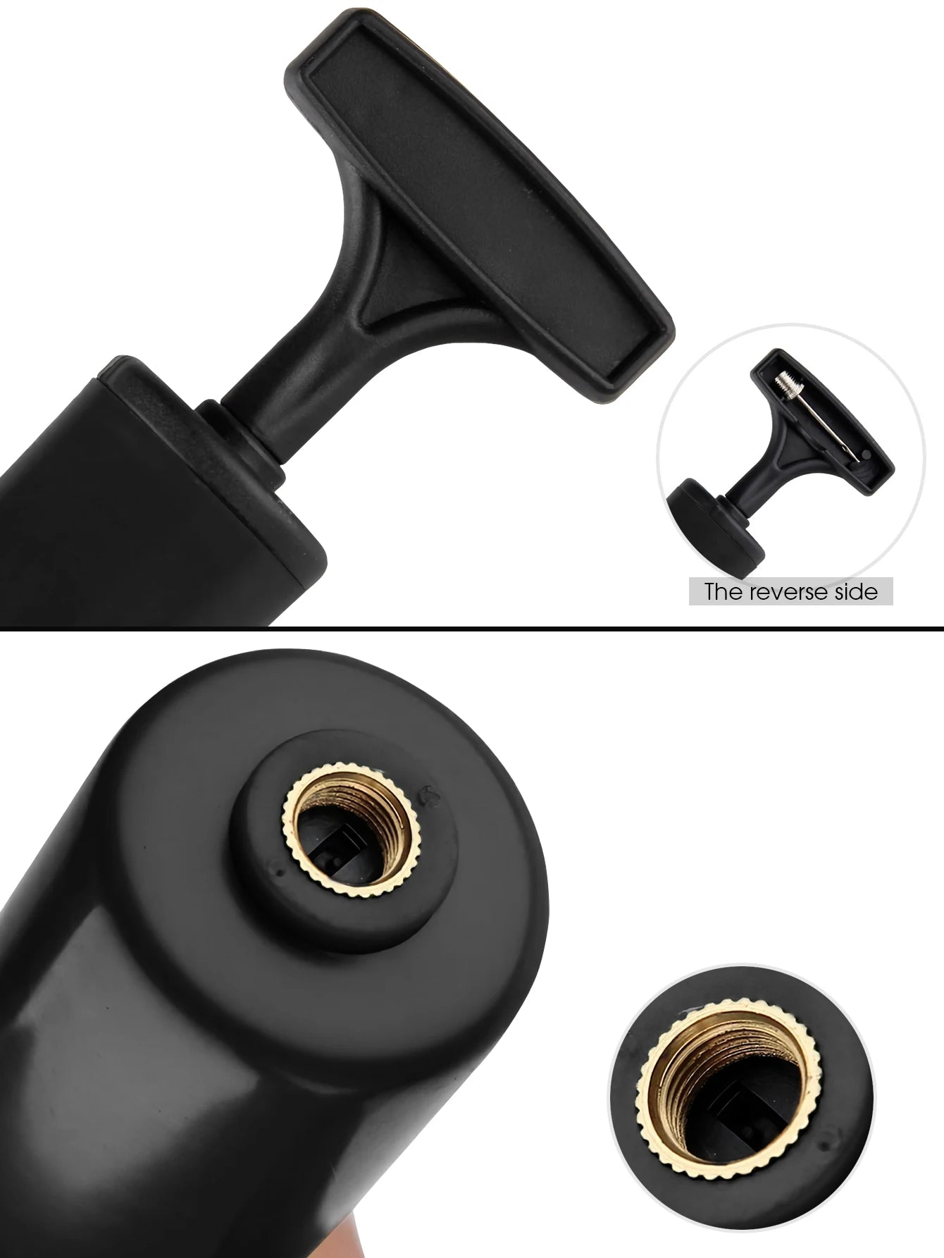 Handliche manuelle Luftpumpe für Strand & Wasserspass – clever-campen Ansicht 6