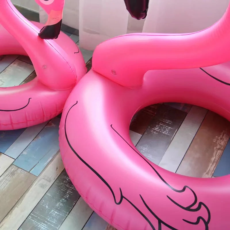 PVC Aufblasbarer Flamingo Schwimmring für Erwachsene – clever-campen Ansicht 6