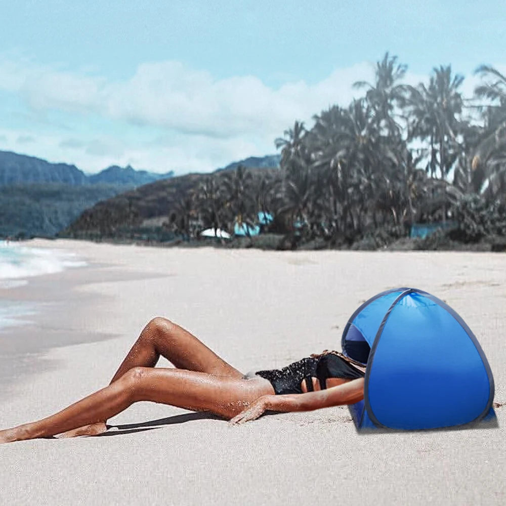 Tragbares Sonnenschild für Outdoor und Strand – clever-campen Ansicht 5