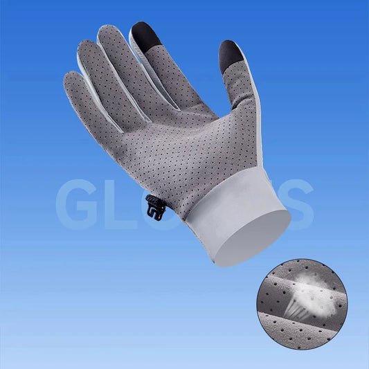 Angeln Handschuhe mit Touchscreen und UV-Schutz – clever-campen Ansicht 2