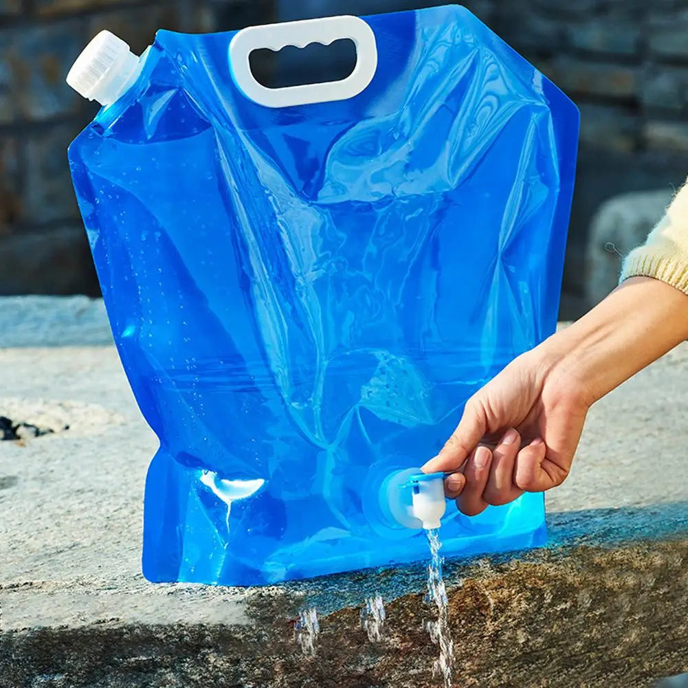 5/10L Faltbare Wasserbeutel für Camping und Outdoor – clever-campen Ansicht 5