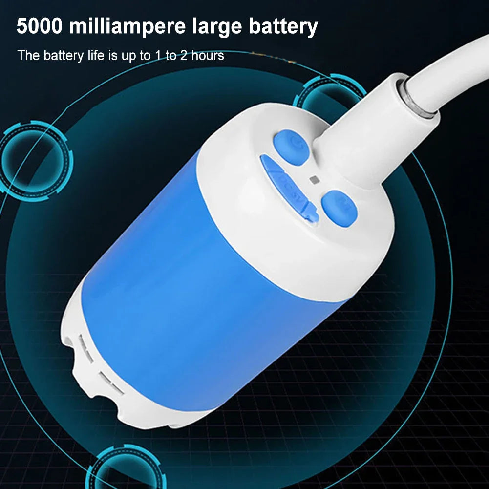 Tragbare Camping-Duschpumpe mit digitalem Display 4000mAh – clever-campen Ansicht 4
