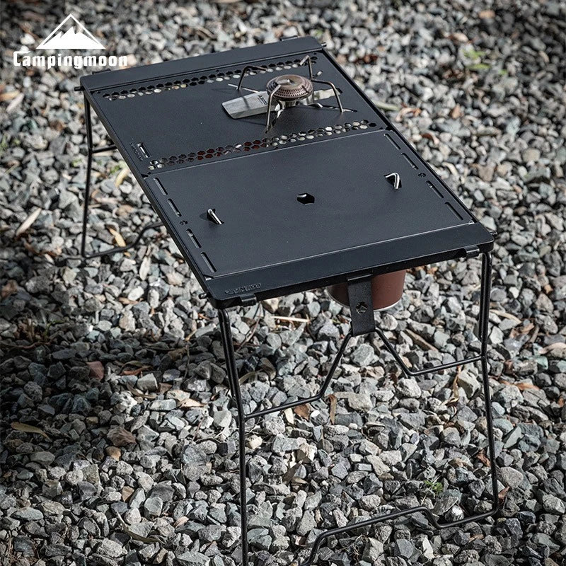 Campingtisch mit Abdeckung für Snow Peak Stove – clever-campen Ansicht 4