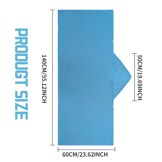 Kühlender Kapuzen-Poncho – 4-in-1 Überwurf – clever-campen Ansicht 2