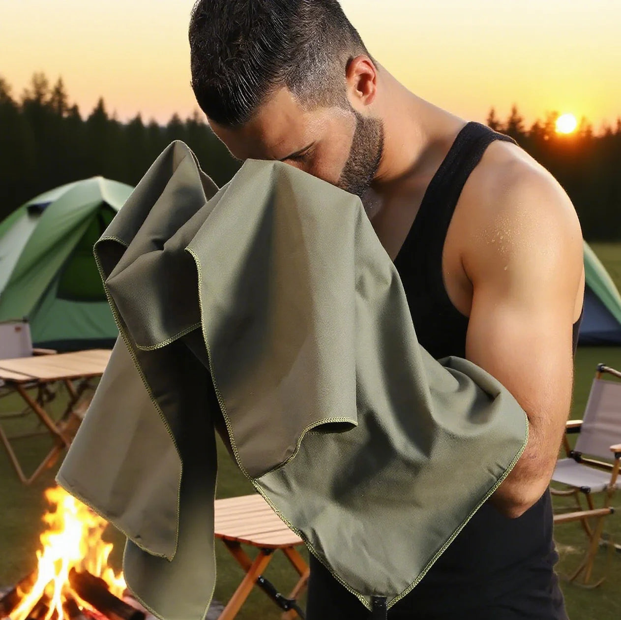 Premium Mikrofaser Handtuch – Ultra saugfähig & schnell – clever-campen Ansicht 6