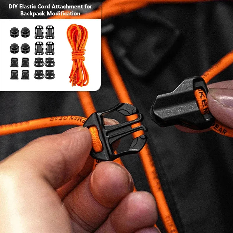 Verstellbarer Rucksackverschluss mit elastischem – clever-campen Ansicht 2