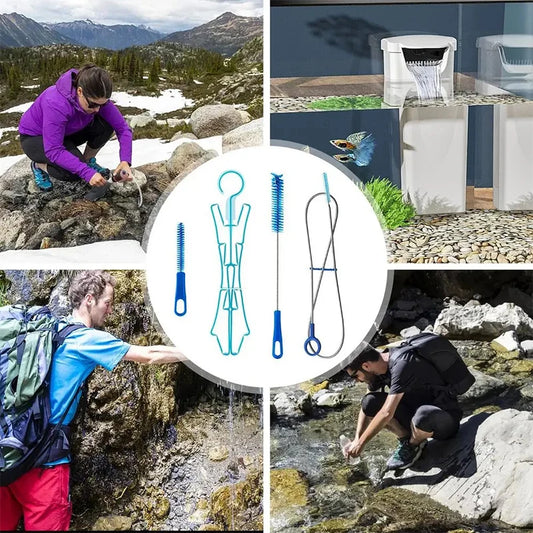4-in-1 Reinigungsset für Trinkblasen & Wasserbeutel – clever-campen Ansicht 5