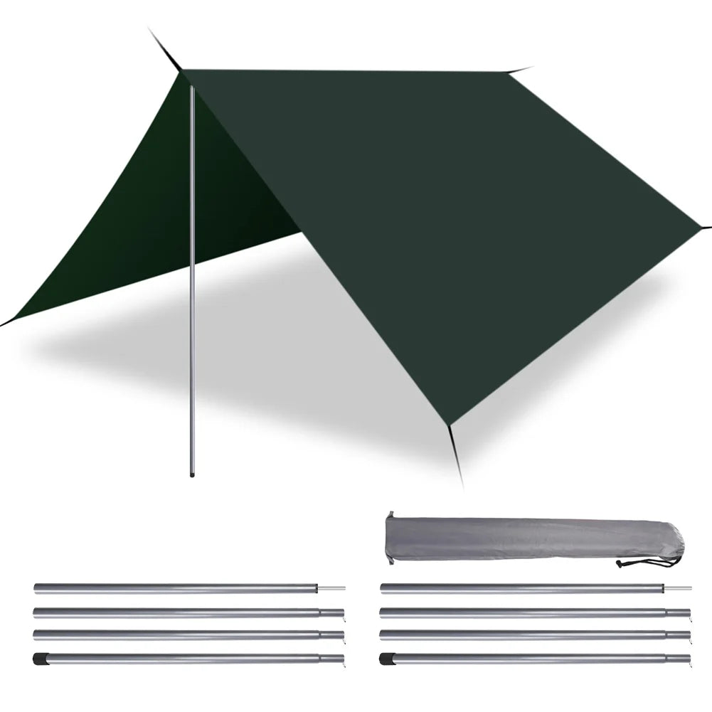 2m Teleskop Zeltstangen Set aus 2 leichten, verstellbaren – clever-campen Ansicht 6