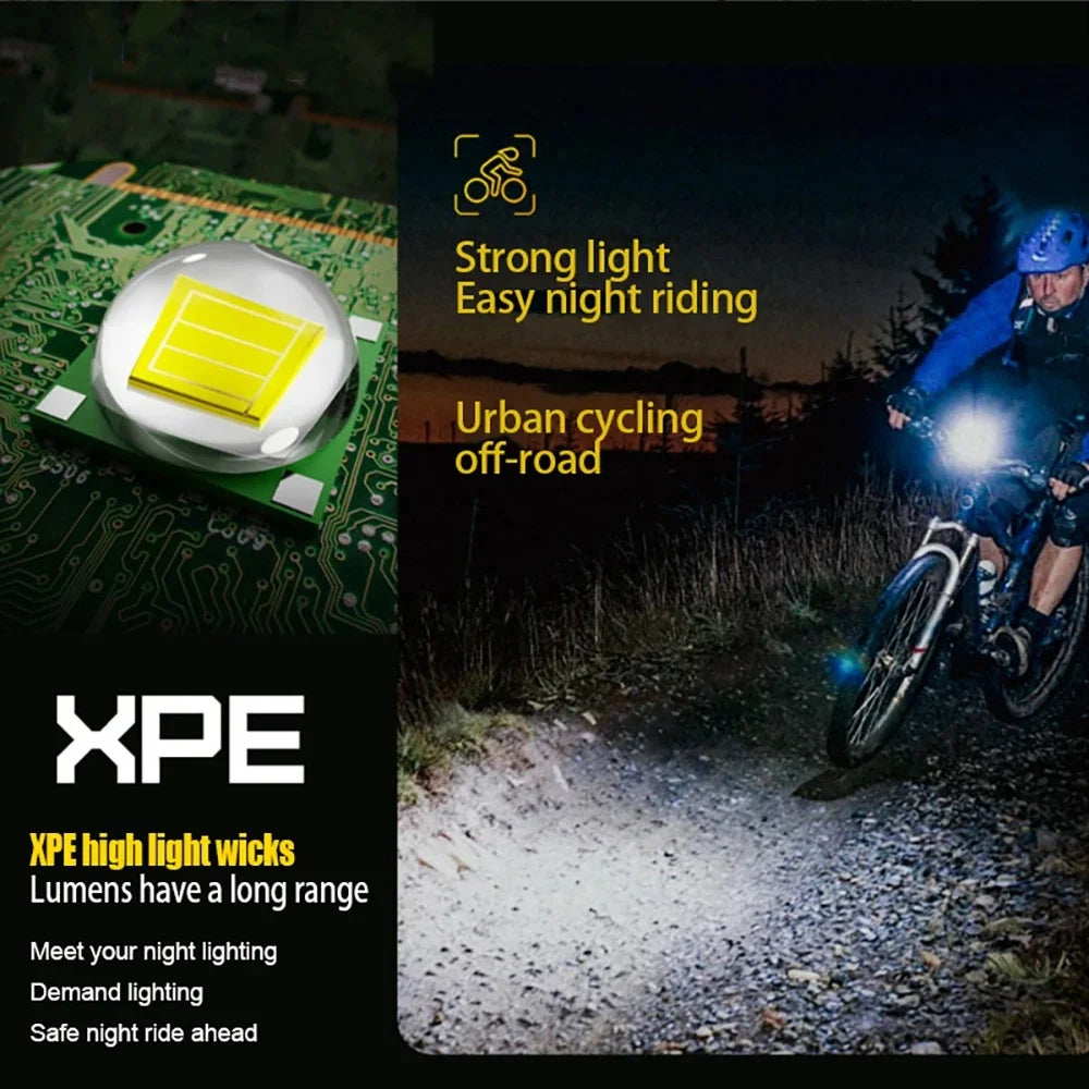 Solar Fahrradlicht mit Horn – LED Frontlampe für Bikes – clever-campen Ansicht 5