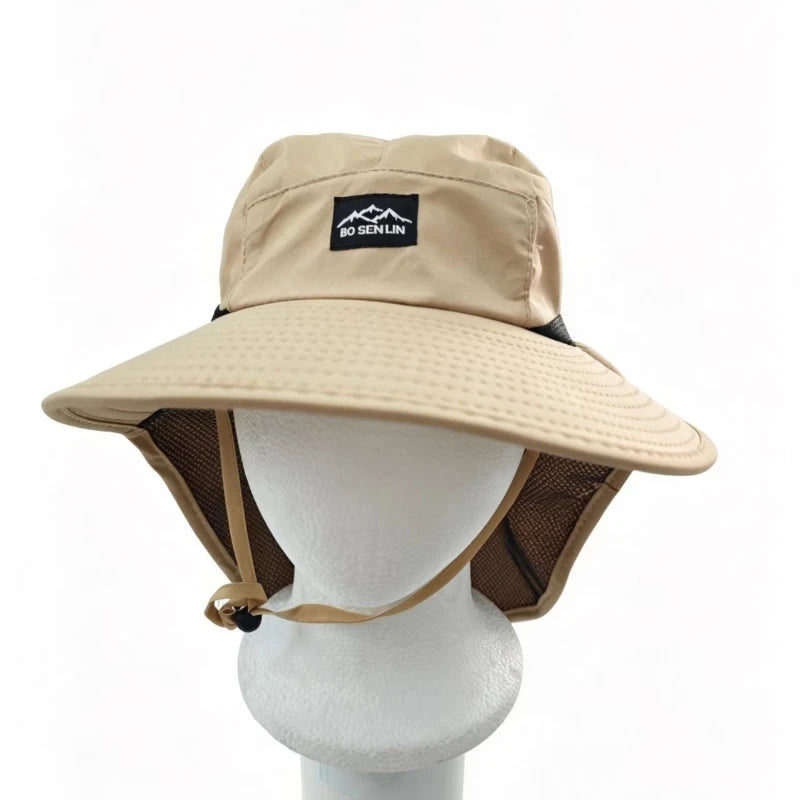 Wasserdichte und schnelltrocknende Wander-Cap mit breiter – clever-campen Ansicht 3