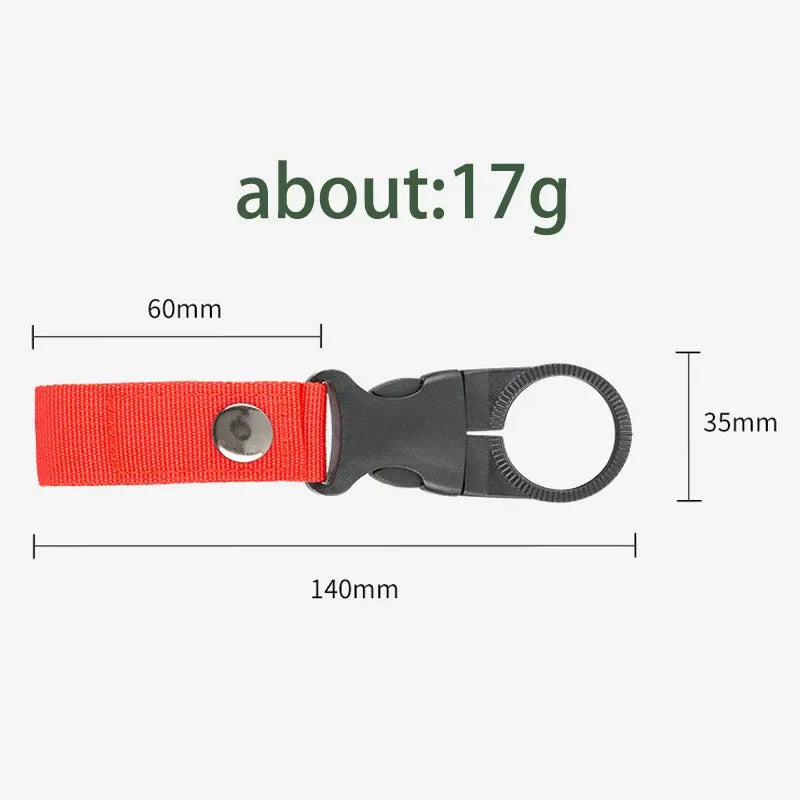 6er Set Trinkflaschen Halter Clips für Outdoor & Camping – clever-campen Ansicht 5